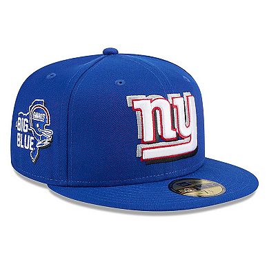 Men's New Era  Royal New York Giants 2024 NFL Draft 59FIFTY Fitted Hat