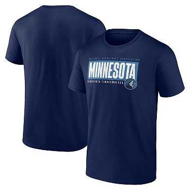 Men's Fanatics Branded Navy Minnesota Timberwolves Box Out T-Shirt