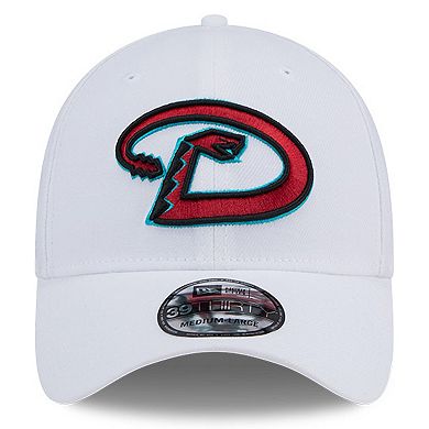 Men's New Era White Arizona Diamondbacks Evergreen 39THIRTY Flex Hat
