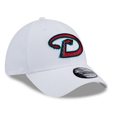 Men's New Era White Arizona Diamondbacks Evergreen 39THIRTY Flex Hat