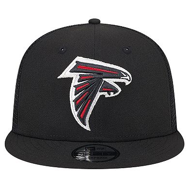 Men's New Era Black Atlanta Falcons Main Trucker 9FIFTY Snapback Hat