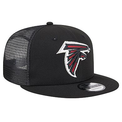 Men's New Era Black Atlanta Falcons Main Trucker 9FIFTY Snapback Hat