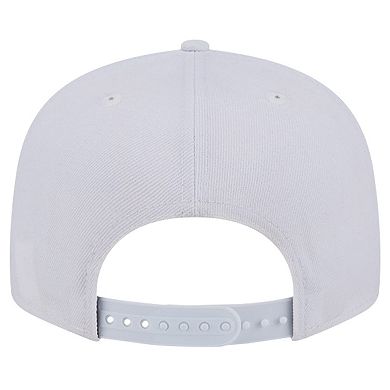 Men's New Era Green Bay Packers Main White on White 9FIFTY Snapback Hat