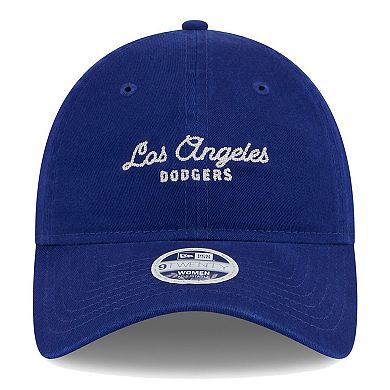 Women's New Era Royal Los Angeles Dodgers Script 9TWENTY Adjustable Hat
