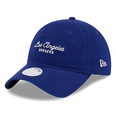 Women's New Era Royal Los Angeles Dodgers Script 9TWENTY Adjustable Hat