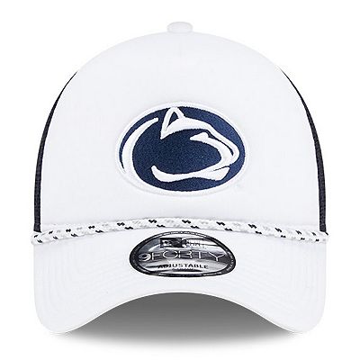 Men's New Era White/Navy Penn State Nittany Lions Court Sport Foam