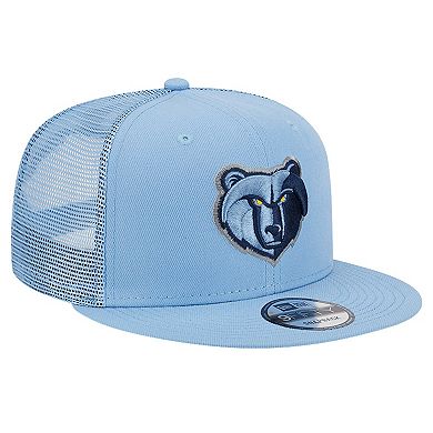 Men's New Era Light Blue Memphis Grizzlies Evergreen Meshback 9FIFTY Snapback Hat