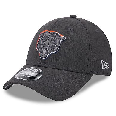 Men's New Era  Graphite Chicago Bears 2024 NFL Draft 9FORTY Adjustable Hat