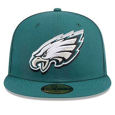 Men's New Era  Midnight Green Philadelphia Eagles 2024 NFL Draft 59FIFTY Fitted Hat
