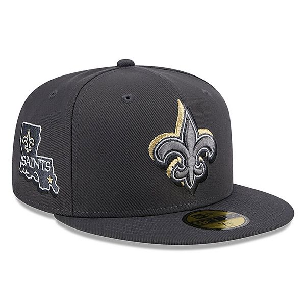 Men's New Era Graphite New Orleans Saints Official 2024 NFL Draft On ...