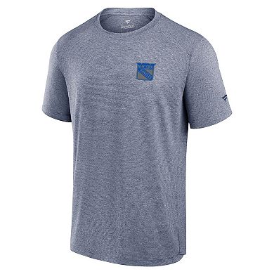 Men's Fanatics Signature Navy New York Rangers Front Office Tech T-Shirt