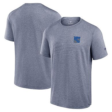 Men's Fanatics Signature Navy New York Rangers Front Office Tech T-Shirt