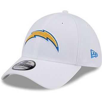 Men's New Era White Los Angeles Chargers Main 39THIRTY Flex Hat