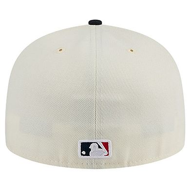 Men's New Era White Boston Red Sox Evergreen Chrome 59FIFTY Fitted Hat