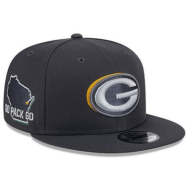 Men's New Era  Graphite Green Bay Packers 2024 NFL Draft 9FIFTY Snapback Hat