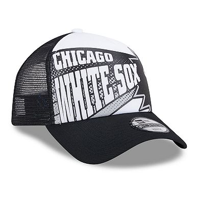Youth New Era Black Chicago White Sox Boom 9FORTY Adjustable Hat