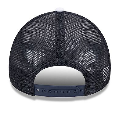 Youth New Era Navy Boston Red Sox Boom 9FORTY Adjustable Hat