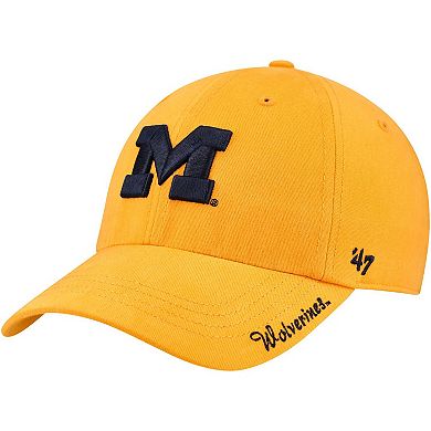Women's '47 Maize Michigan Wolverines Miata Clean Up Adjustable Hat