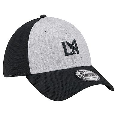 Men's New Era Gray/Black LAFC Throwback 39THIRTY Flex Hat
