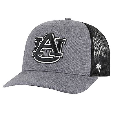 Men's '47 Charcoal Auburn Tigers Carbon Trucker Adjustable Hat