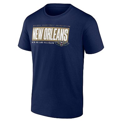 Men's Fanatics Branded Navy New Orleans Pelicans Box Out T-Shirt