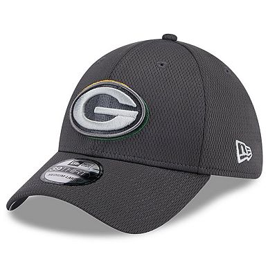 Men's New Era  Graphite Green Bay Packers 2024 NFL Draft 39THIRTY Flex Hat