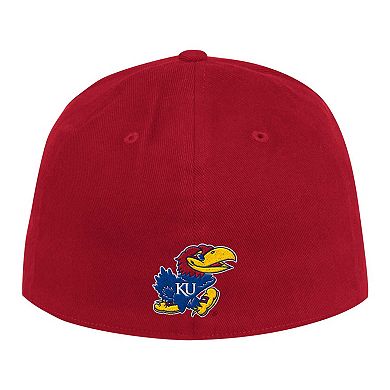 Men's adidas Red Kansas Jayhawks Chant Flex Hat