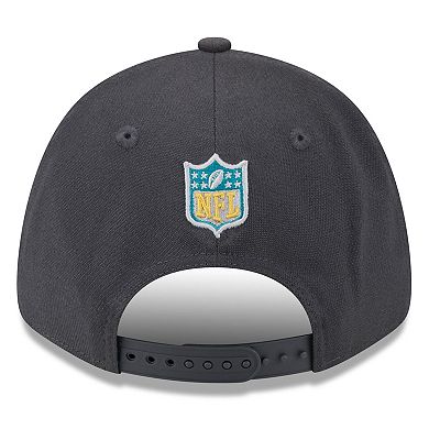 Youth New Era  Graphite Jacksonville Jaguars 2024 NFL Draft 9FORTY Adjustable Hat