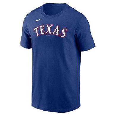 Youth Nike Jonah Heim Royal Texas Rangers Name & Number T-Shirt
