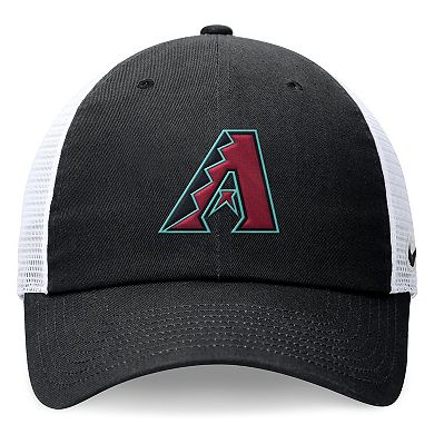Men's Nike Black Arizona Diamondbacks Evergreen Club Trucker Adjustable Hat