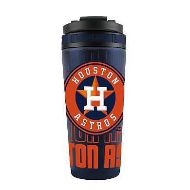 WinCraft Houston Astros 26oz. 4D Stainless Steel Ice Shaker Bottle