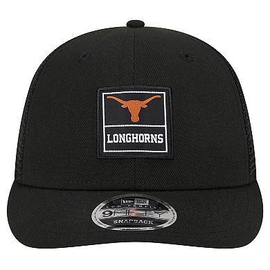 Men's New Era Black Texas Longhorns Labeled 9FIFTY Snapback Hat