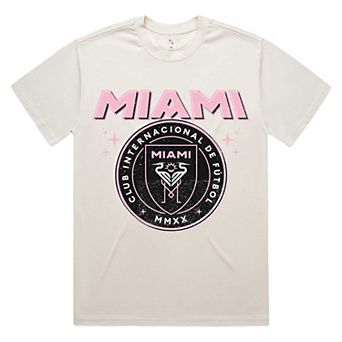 Unisex Peace Collective Cream Inter Miami CF Vintage T-Shirt