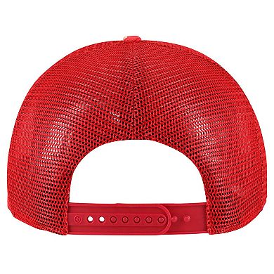 Men's '47 Red New Jersey Devils Tropicalia Allover Print Trucker Adjustable Hat