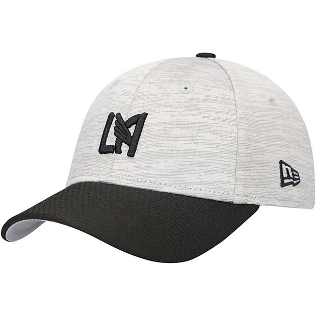 Youth New Era Gray Black LAFC Active 9FORTY Adjustable Hat