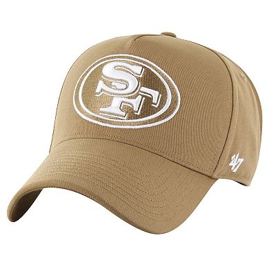 Men's '47 Tan San Francisco 49ers Ballpark MVP Adjustable Hat