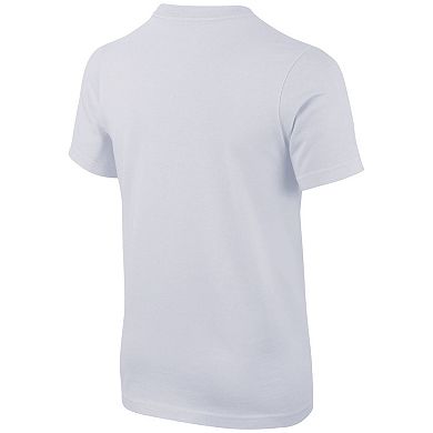 Youth Nike  White Arizona Wildcats 2024 On-Court Bench Energy T-Shirt