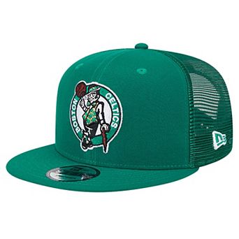 Men's New Era Kelly Green Boston Celtics Evergreen Meshback 9FIFTY Snapback Hat