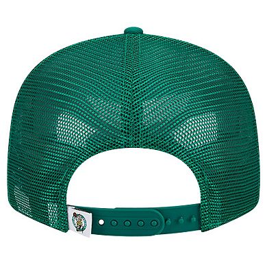 Men's New Era Kelly Green Boston Celtics Evergreen Meshback 9FIFTY Snapback Hat