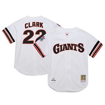 Men's Mitchell & Ness Will Clark White San Francisco Giants Cooperstown Collection 1989 Authentic Jersey