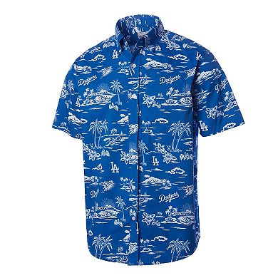 Men's Reyn Spooner Royal Los Angeles Dodgers Kekai Button-Down Shirt