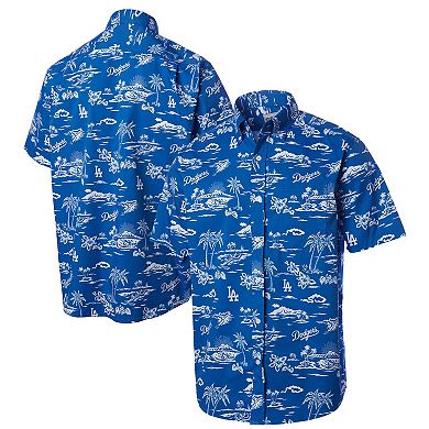 Men's Reyn Spooner Royal Los Angeles Dodgers Kekai Button-Down Shirt