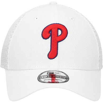 Men's New Era White Philadelphia Phillies REPREVEÂ Neo 39THIRTY Flex Hat