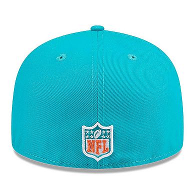 Men's New Era  Aqua Miami Dolphins 2024 NFL Draft 59FIFTY Fitted Hat