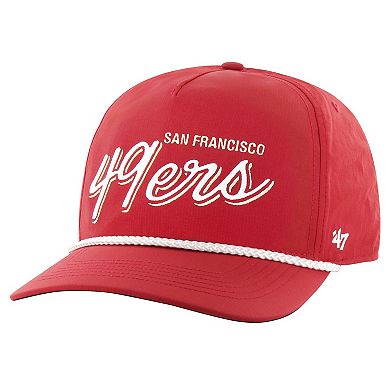Men's '47 Scarlet San Francisco 49ers Fairway Hitch brrr Adjustable Hat