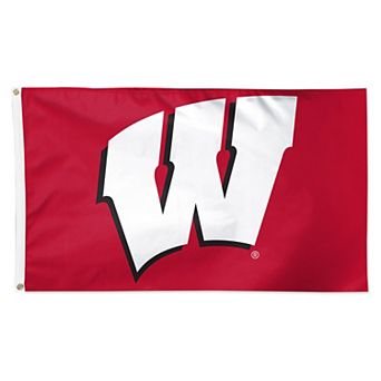 WinCraft Wisconsin Badgers 3' x 5' Single-Sided Deluxe Flag