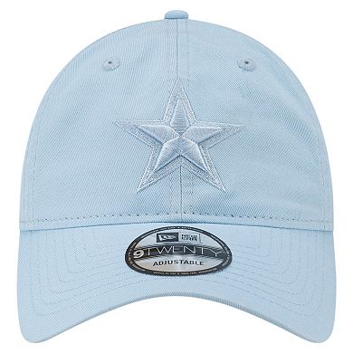 Men's New Era Light Blue Dallas Cowboys Color Pack 9TWENTY Adjustable Hat