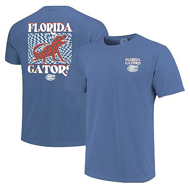 Women's Royal Florida Gators Comfort Colors Checkered Mascot T-Shirt