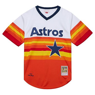 Men's Mitchell & Ness Craig Biggio White Houston Astros 2004 Cooperstown Collection Authentic Throwback Jersey