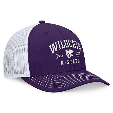 Men's Top of the World Purple Kansas State Wildcats Carson Trucker Adjustable Hat